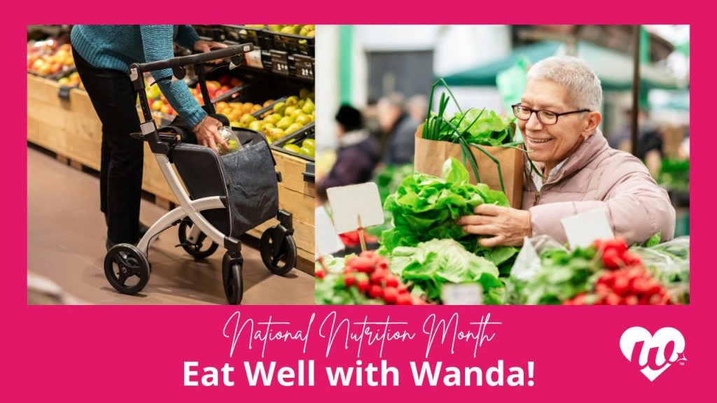 March is National Nutrition Month—a time to focus on healthy eating! Book a ride to your local grocery or market to make nutritious eating easier.