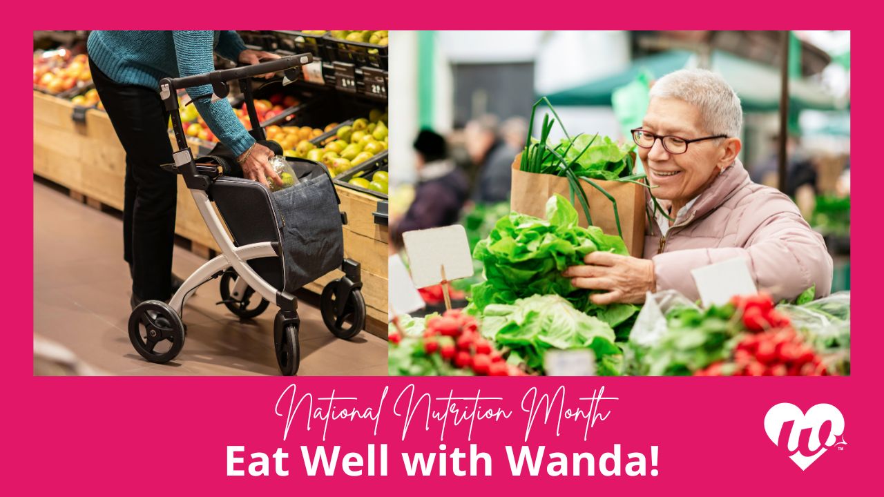 March is National Nutrition Month—a time to focus on healthy eating! Book a ride to your local grocery or market to make nutritious eating easier.