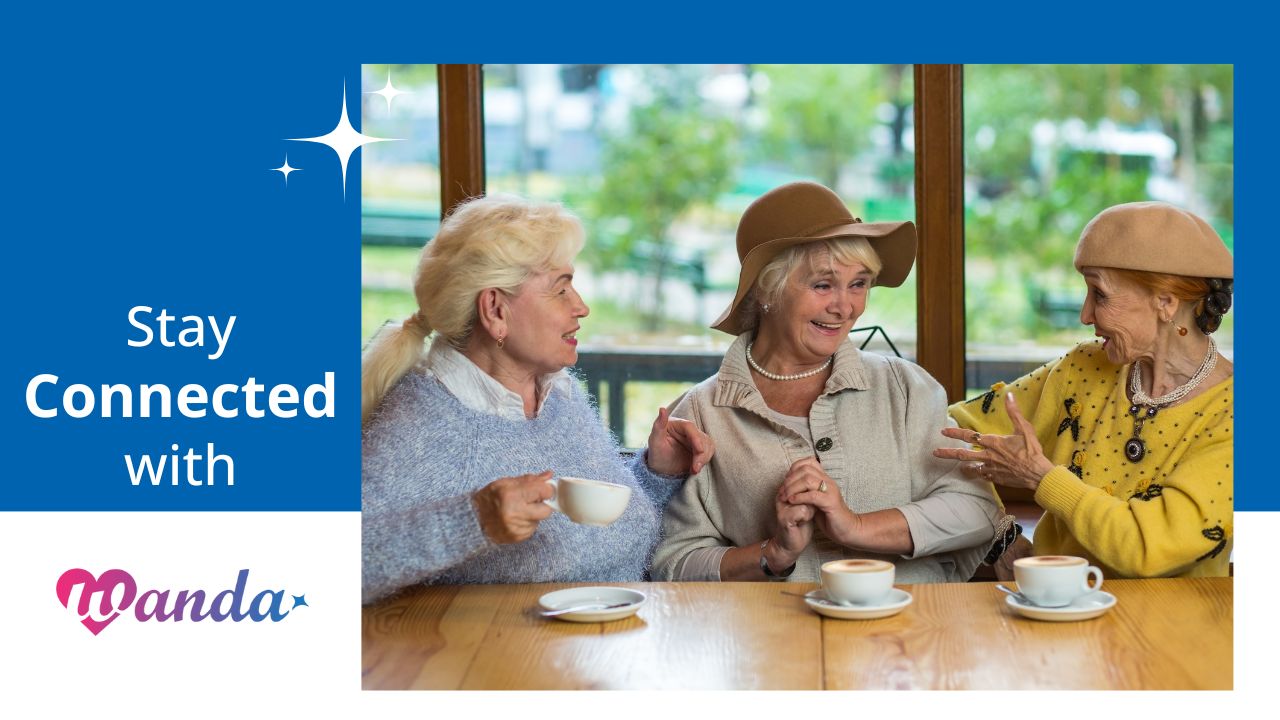 Whether it's joining a book club, taking a fitness class, or enjoying coffee with a friend, staying connected with Wanda is easy!