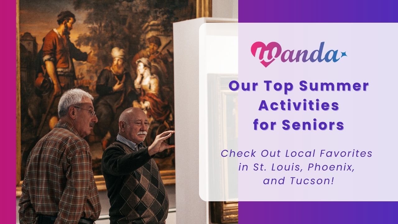 Discover air-conditioned summer activities for seniors in St. Louis, Phoenix, and Tucson—plus easy rides with Wanda to get you there!