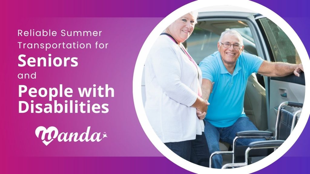 Wanda offers reliable senior transportation in summer heat—air-conditioned rides that keep older adults and people with disabilities safe.