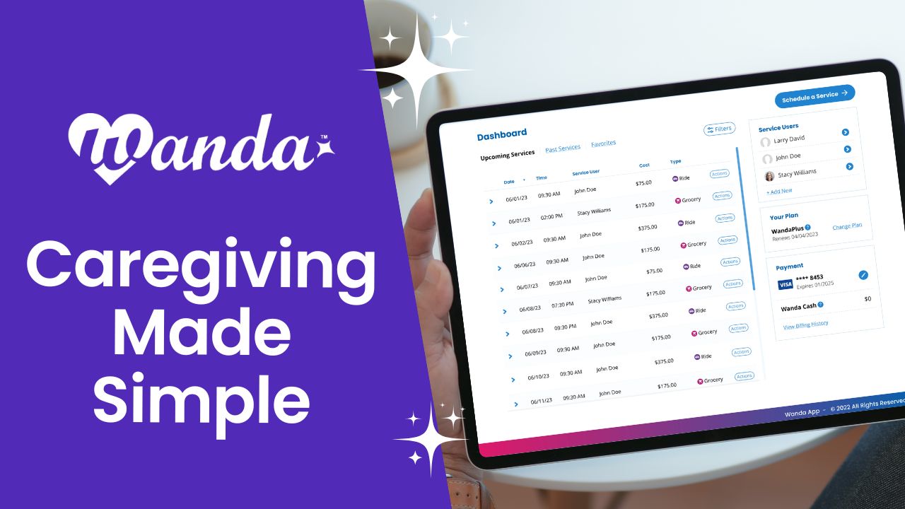 Wanda’s multiple rider management feature helps caregivers easily schedule and manage rides for loved ones—up to 25, all from one account.