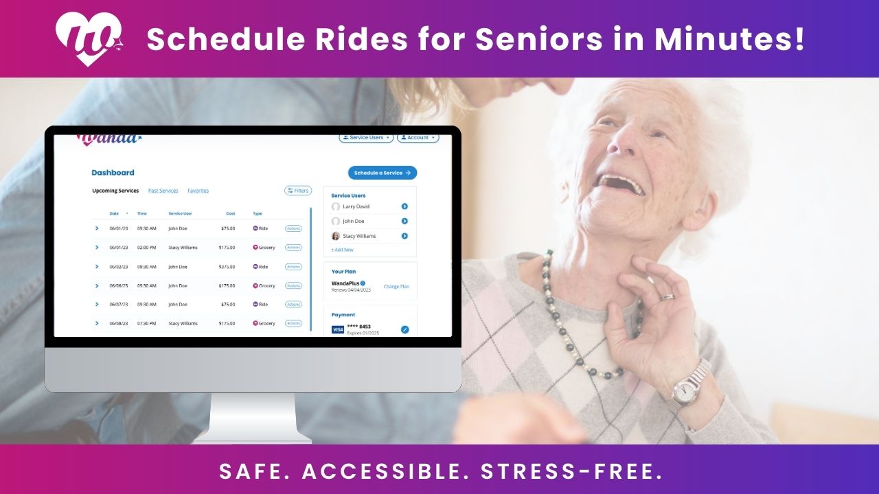 Learn how to schedule rides for seniors with Wanda’s easy-to-use platform. Book accessible rides, manage trips, and track rides in real-time.