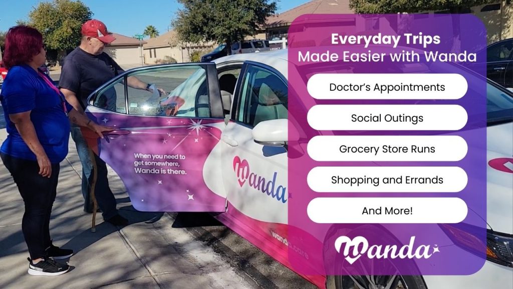 Discover 10 everyday trips seniors and people with disabilities take with Wanda, and how dependable rides help them stay independent.