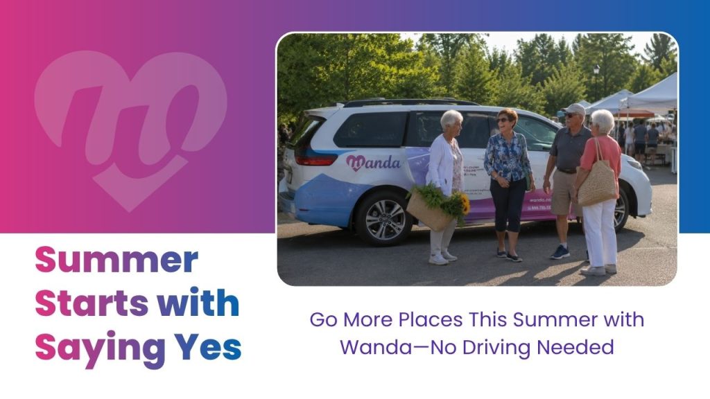 Discover ways to enjoy summer in St. Louis, Phoenix, and Tucson without the stress of driving. Wanda helps you stay active and independent.